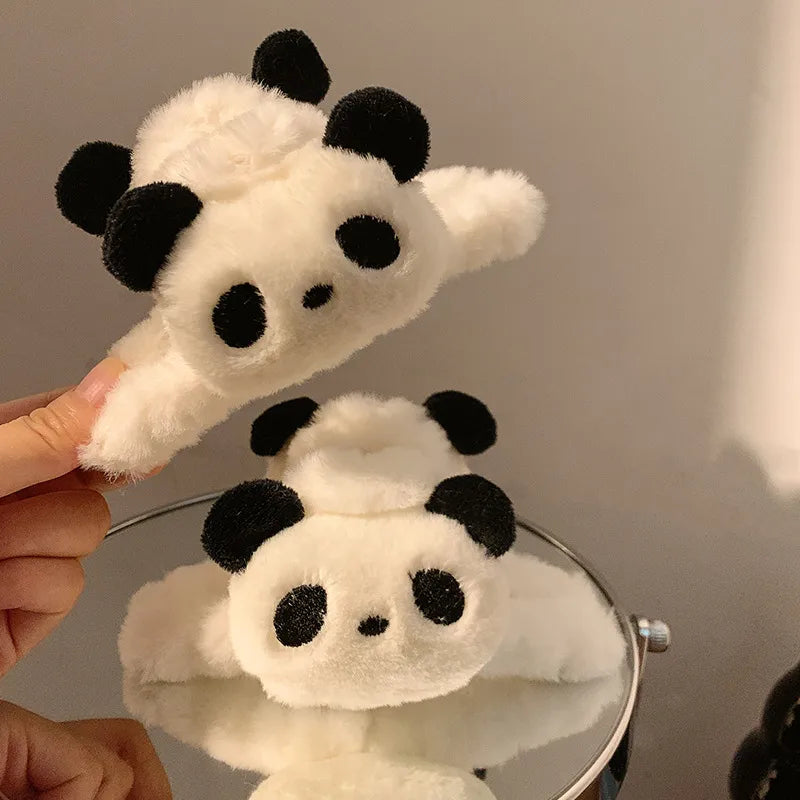 Panda Plush Hairpin