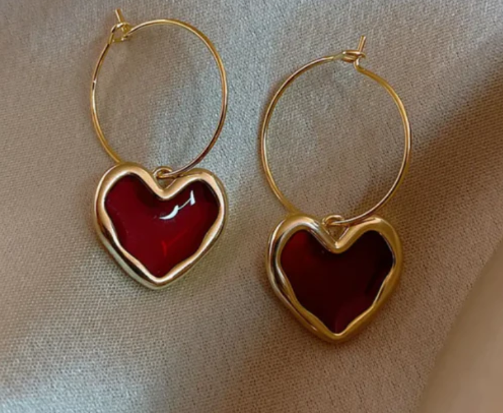 Heart Loop earring