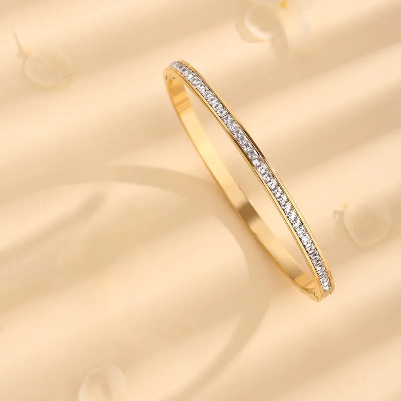 Elegant Circle 18K Gold Plated Bracelet