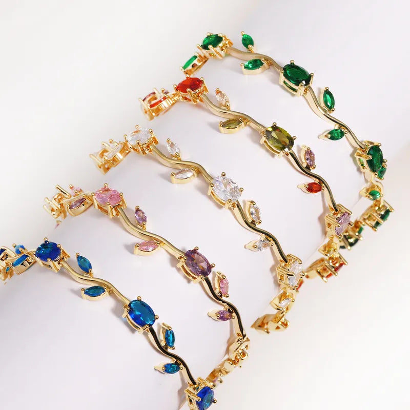 Tulip 18K Gold Plated Bracelet