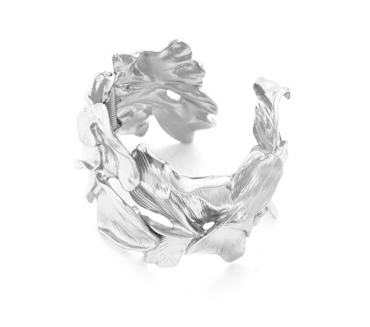 Daphne Floral Handcuff Bracelet