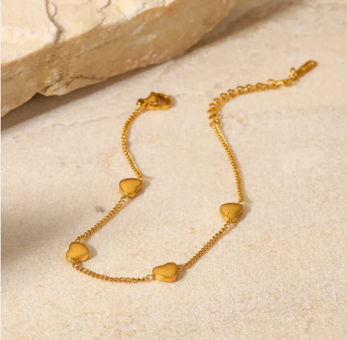 Sweet Heart Charm Bracelet