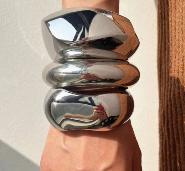 Mercury Ripple Stack Bracelet