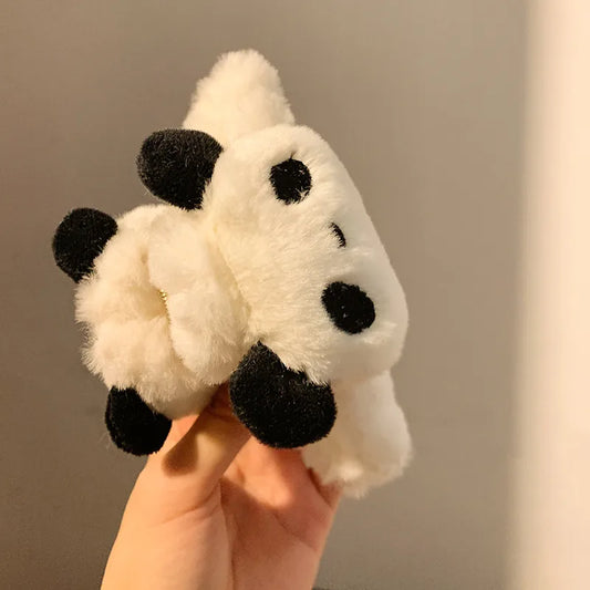 Panda Plush Hairpin