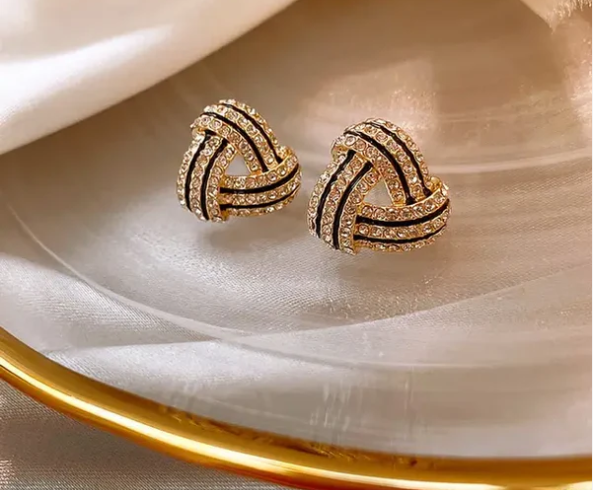 Triangle Geometric Stud Earring