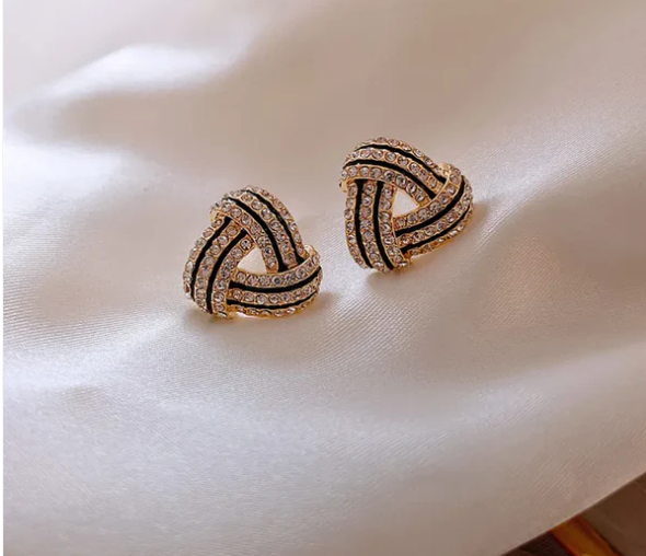 Triangle Geometric Stud Earring