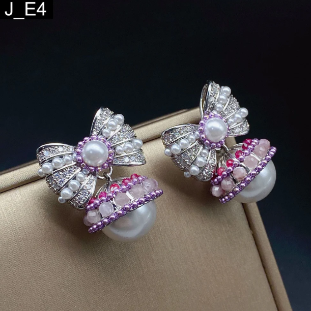 Rosalie Bow Drop Earring