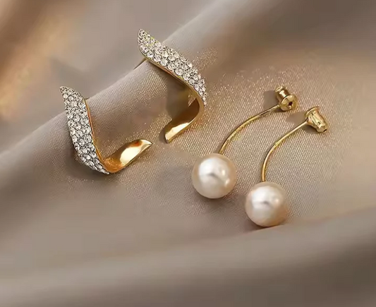 Dimond Pearl Earring