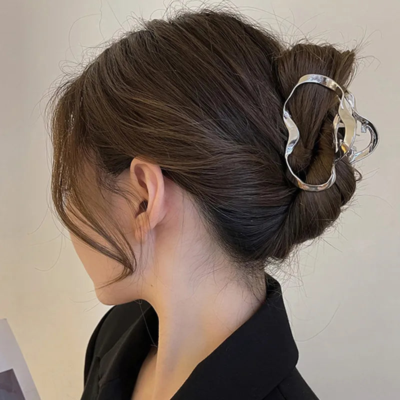 Irregular Line Metal Hairpin