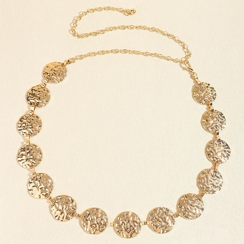 Retro Round Chain Belt