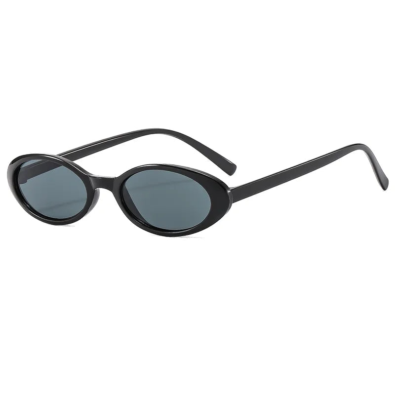 Oval Frame Ac UV400 Protection Glasses