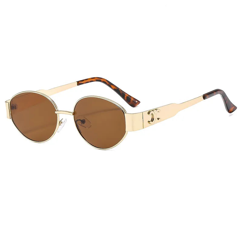 Streetwear Oval PC UV400 Protection Glasses