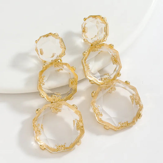 Retro Streetwear Geometric Anti Tarnish Earring