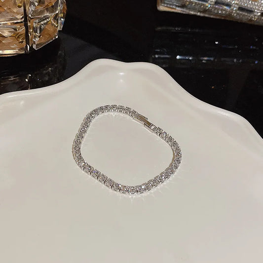 Rhinestone Chain-free Bracelet