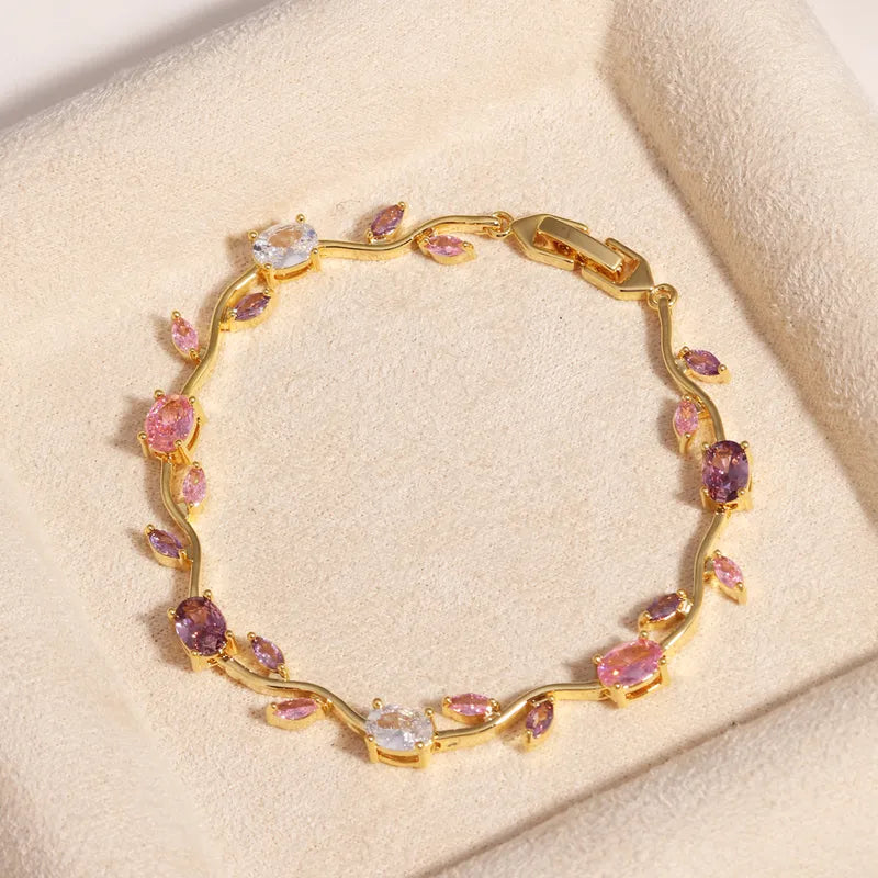 Tulip 18K Gold Plated Bracelet