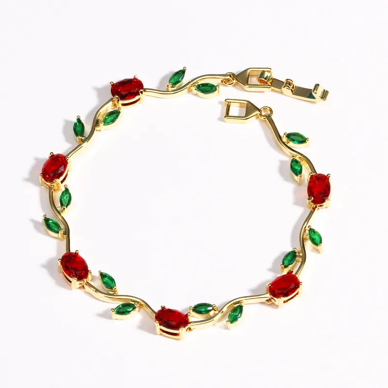 Tulip 18K Gold Plated Bracelet
