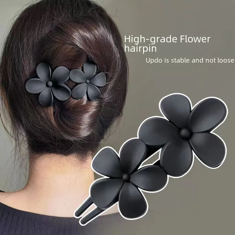 Frosted Flower Hairpin