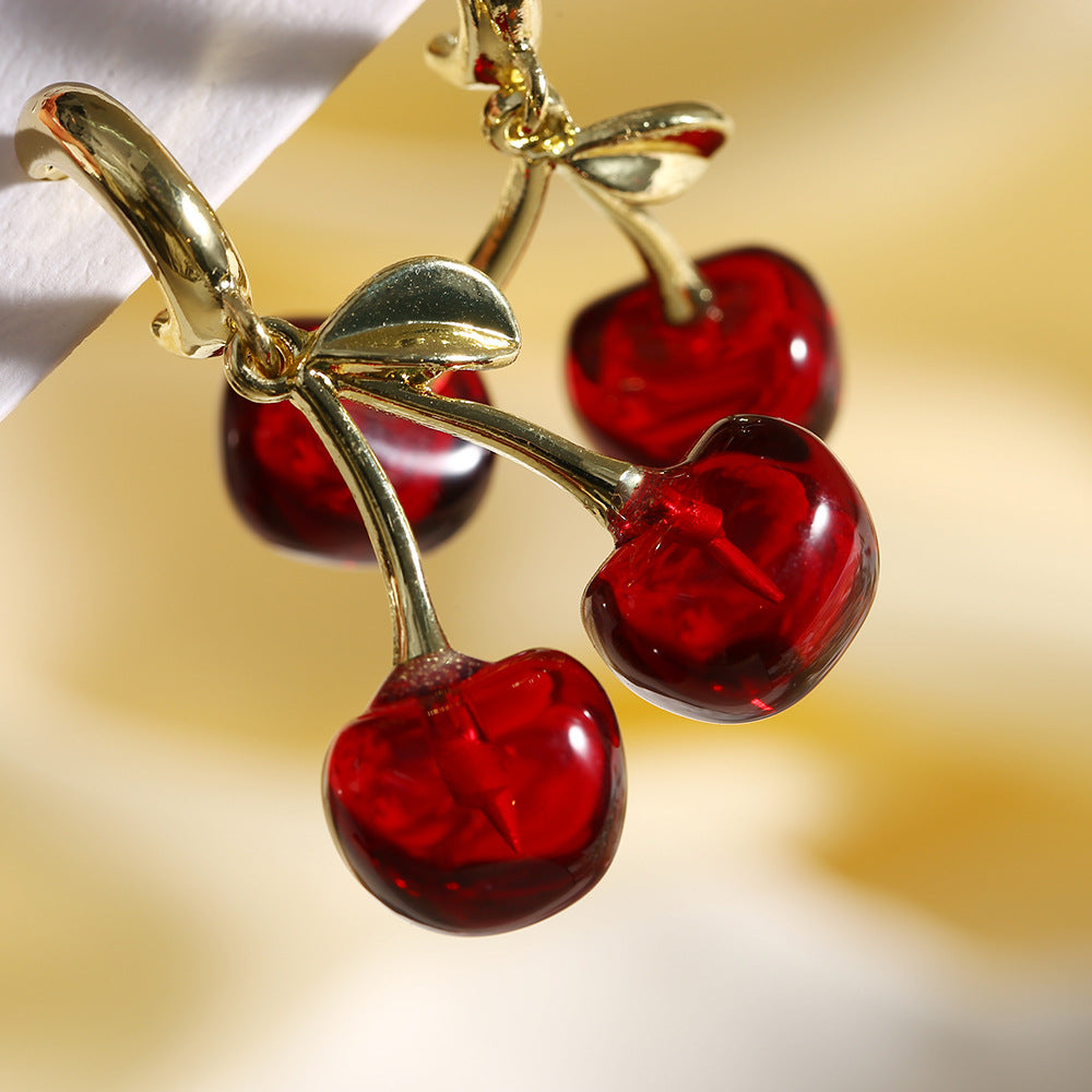 Cherry On The Top Earring