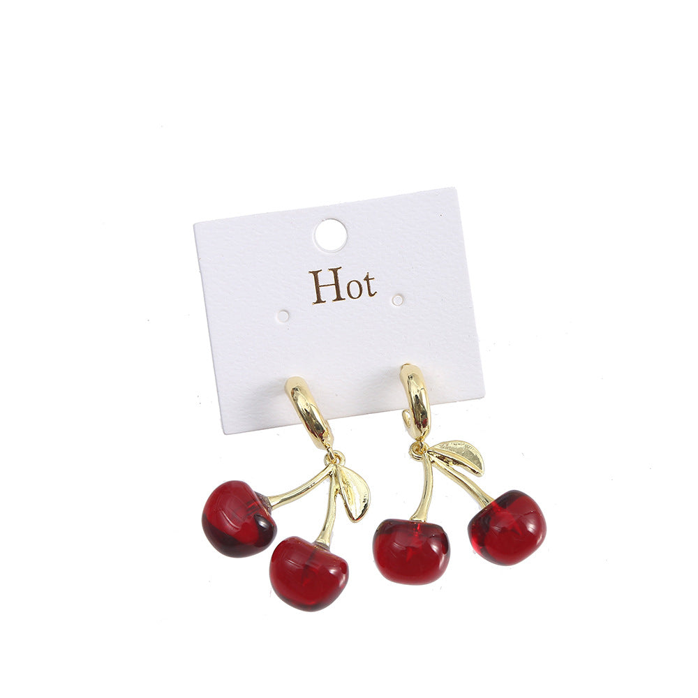 Cherry On The Top Earring