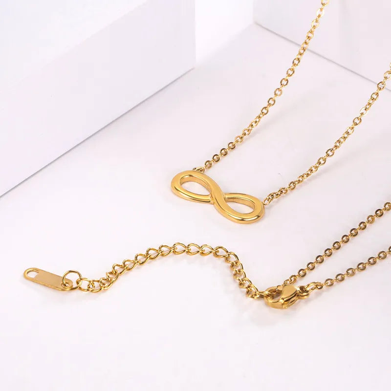 Viral Infinite 18K Gold Necklace