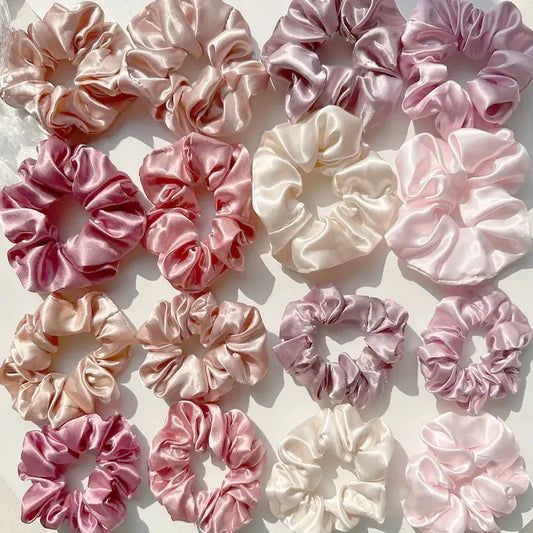 16 Solid Color Scrunchie
