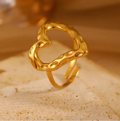 Irregular Heart Shaped Ring