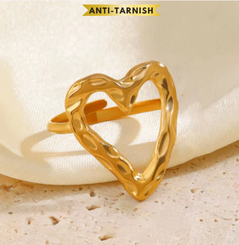 Irregular Heart Shaped Ring
