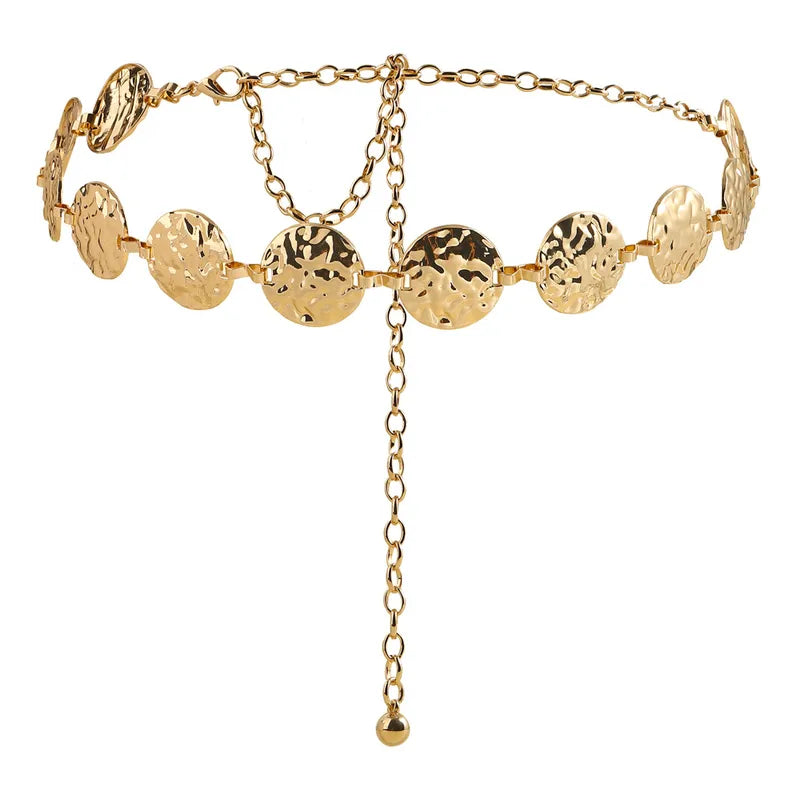 Retro Round Chain Belt