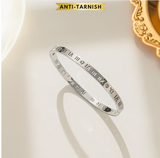 Roman Numbers Pearly Unisex Bracelet