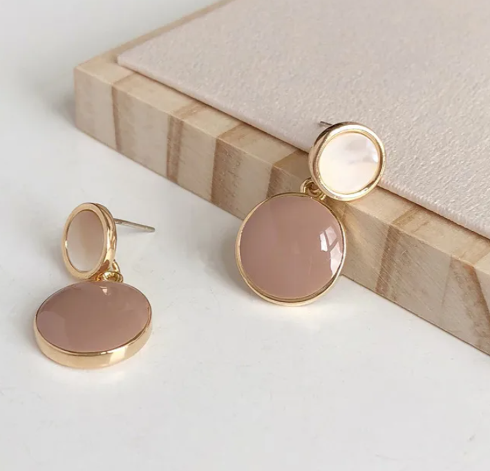 Duo Orb Statement Earrings
