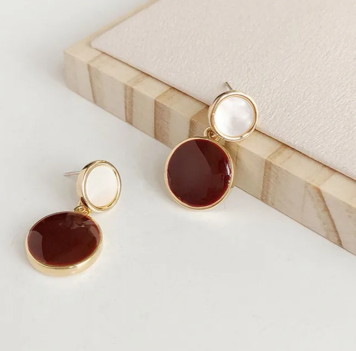Duo Orb Statement Earrings