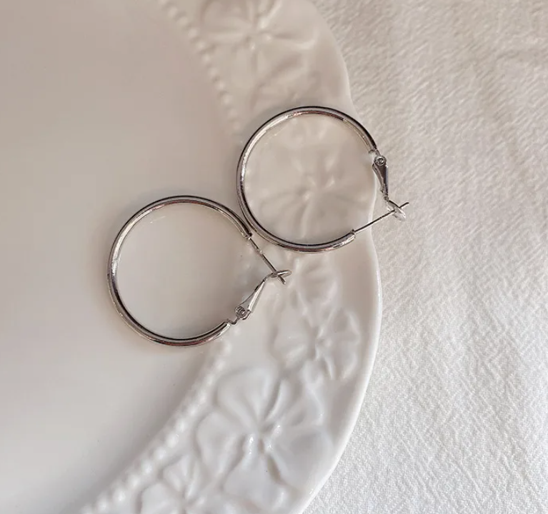 Sterling Siren Hoops