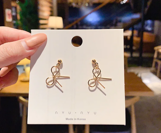 Ribbon Knot Earrings