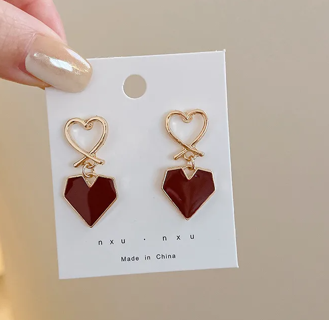 Velvet Heart Dangles
