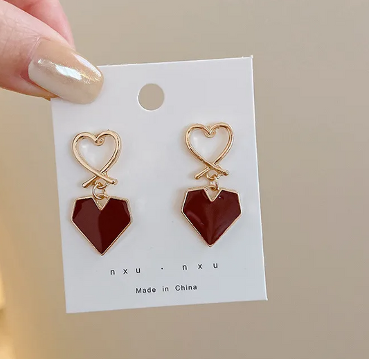 Velvet Heart Dangles