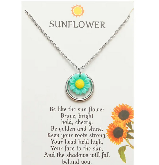 Sunflower Necklace