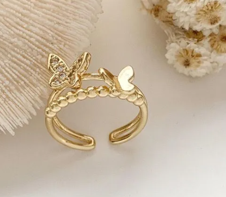 Butterfly Crept Ring