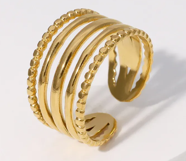 Several Layers Bead Ring