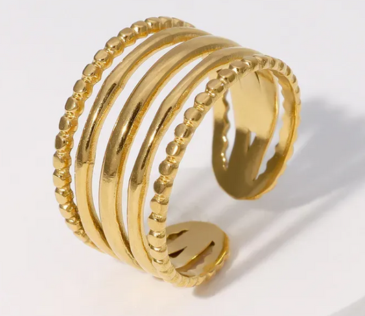 Several Layers Bead Ring