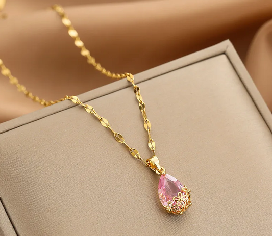 Blush Fleur Necklace