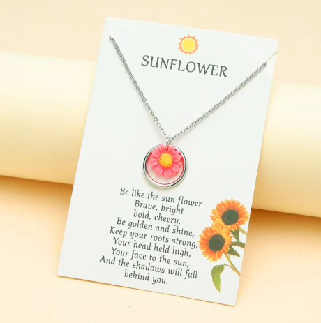 Sunflower Necklace