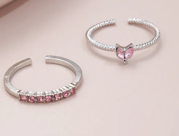 Ethereal Spark Couple Ring