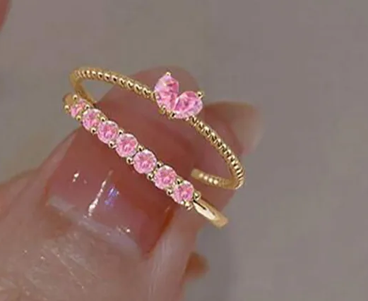 Ethereal Spark Couple Ring