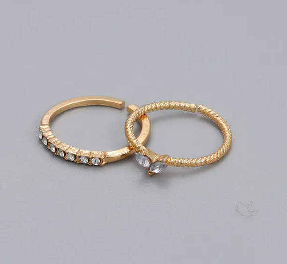 Ethereal Spark Couple Ring