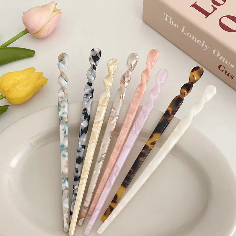 Plastic Resin Hairpin Stick